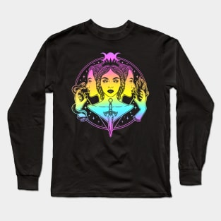 Hecate triple goddess Long Sleeve T-Shirt